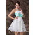 Grace Karin A linha Princesa Sweetheart Tulle White Vestidos de Cocktail de renda curta CL6211